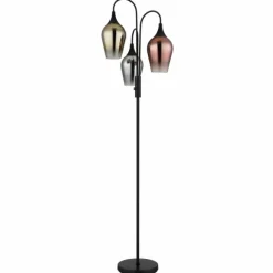 Luminaires Globo Lighting Lavus Lampadaire Noir, 3 lumières