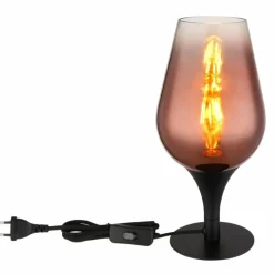 Luminaires Globo Lighting Lavus Lampe à poser Noir, 1 lumière