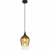 Luminaires Globo Lighting Lavus Suspension Noir, 1 lumière