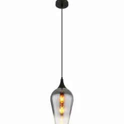 Luminaires Globo Lighting Lavus Suspension Noir, 1 lumière