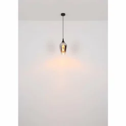Luminaires Globo Lighting Lavus Suspension Noir, 1 lumière