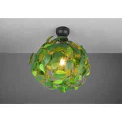 Luminaires Reality Leavy Plafonnier Noir, 1 lumière* Plafonniers