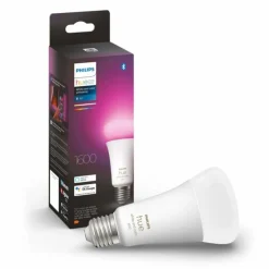 Luminaires Philips LED E27 15 Watt 2200 - 6500 Kelvin 1200 Lumen Philips Hue White & Color Ambiance