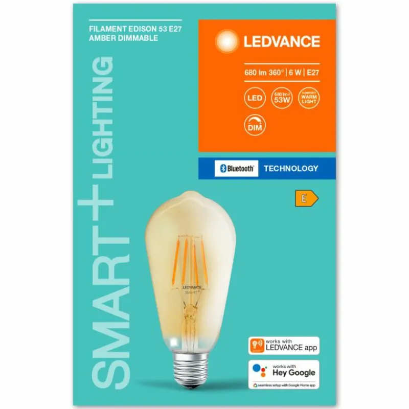 Luminaires Ledvance LED E27 5,5 Watt 2500 Kelvin 600 Lumen LEDVANCE SMART+