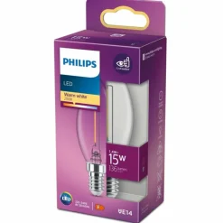 Luminaires Philips LED E14 15 Watt 2700 Kelvin 136 Lumen Philips