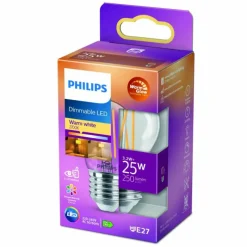 Luminaires Philips LED E27 3,2 Watt 2200-2700 Kelvin 250 Lumen Philips