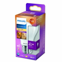 Luminaires Philips LED E27 3,5 Watt 2200-2700 Kelvin 475 Lumen Philips