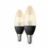 Luminaires Philips LED E14 4,5 Watt 2100 Kelvin 300 Lumen Philips Hue White