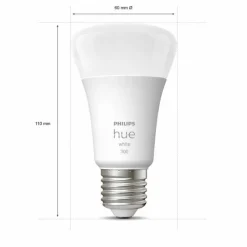 Luminaires Philips LED E27 9,5 Watt 2700 Kelvin 1050 Lumen Philips Hue White