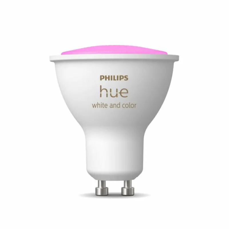 Luminaires Philips LED GU10 4,3 Watt 2000 - 6500 Kelvin 230 Lumen Philips Hue White & Color Ambiance