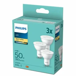 Luminaires Philips LED GU10 4,7 Watt 2700 Kelvin 400 Lumen Philips