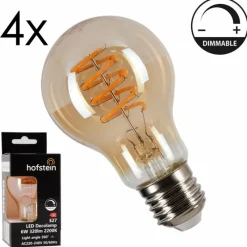 Lampes Vintages & Rétros-hofstein LED LED Ambre, 1 lumière