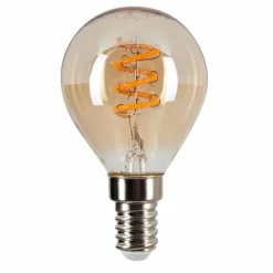 Lampes Vintages & Rétros-hofstein LED LED Ambre, 1 lumière