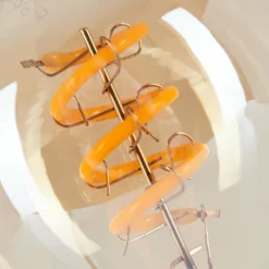 Lampes Vintages & Rétros-hofstein LED LED Ambre, 1 lumière