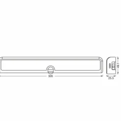 Luminaires Ledvance Led Luminaire sous meuble LED Blanc, 1 lumière* Éclairage Led