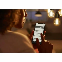 Luminaires Philips LED White Filament Globe E27 7 Watt 2100 Kelvin 600 Lumen Philips Hue