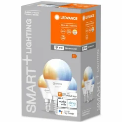 Luminaires Ledvance LEDVANCE SMART+ WiFi Lot de 3 LED E14 4,9 watt 2700-6500 kelvin 470 lumen