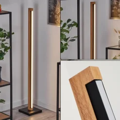 hofstein Lemene Lampadaire LED Écru, Noir, 1 lumière