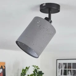 Lampes En Tissu-hofstein Lendemarke Plafonnier, Spot de plafond Noir, 1 lumière