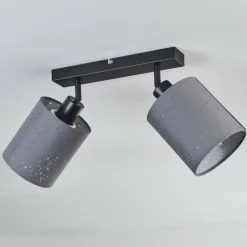 Lampes En Tissu-hofstein Lendemarke Plafonnier, Spot de plafond Noir, 2 lumières