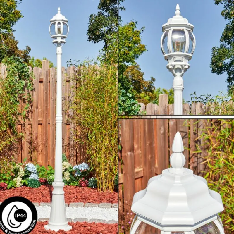 Luminaires Rustiques-hofstein Lentua Réverbère, Eclairage de chemin Blanc, 1 lumière