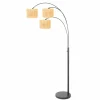 Luminaires Steinhauer Light Lampadaire Noir, 3 lumières* Lampadaires Et Lampes Sur Pied