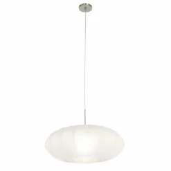 Lampes En Tissu-Luminaires Steinhauer Light Suspension Acier brossé, 1 lumière