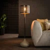 hofstein Lilleballe Lampadaire Crème, Gris, 1 lumière* Lampadaires Et Lampes Sur Pied