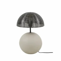 hofstein Lilleballe Lampe à poser Gris, Sable, 1 lumière* Lampes À Poser