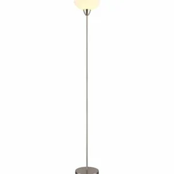 Luminaires Globo Lighting Lima Lampadaire Nickel mat, 1 lumière