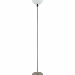 Luminaires Globo Lighting Lima Lampadaire Nickel mat, 1 lumière