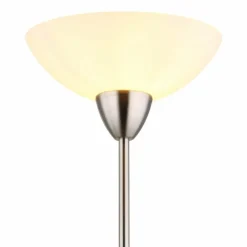 Luminaires Globo Lighting Lima Lampadaire Nickel mat, 1 lumière