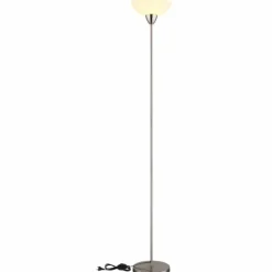 Luminaires Globo Lighting Lima Lampadaire Nickel mat, 1 lumière