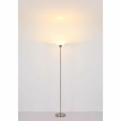 Luminaires Globo Lighting Lima Lampadaire Nickel mat, 1 lumière