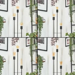 hofstein Limmingen Lampadaire Noir, 3 lumières