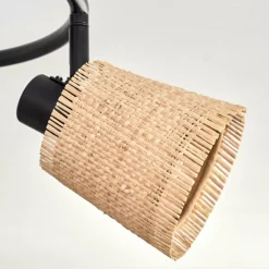 Luminaires Scandinaves-hofstein Lindberg Plafonnier Noir, 3 lumières