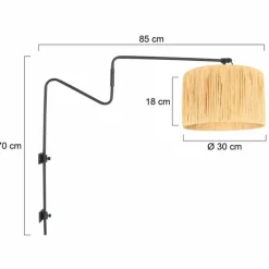 Luminaires Steinhauer Linstrøm Applique murale Noir, 1 lumière* Appliques