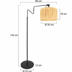 Luminaires Steinhauer Linstrøm Lampadaire Noir, 1 lumière* Lampadaires Et Lampes Sur Pied