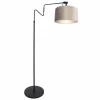 Lampes En Tissu-Luminaires Steinhauer Linstrøm Lampadaire Noir, 1 lumière