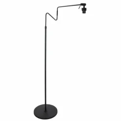 Lampes En Tissu-Luminaires Steinhauer Linstrøm Lampadaire Noir, 1 lumière