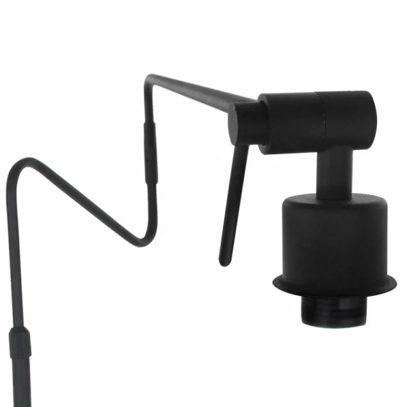 Lampes En Tissu-Luminaires Steinhauer Linstrøm Lampadaire Noir, 1 lumière