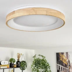 Luminaires Scandinaves-hofstein Lockeby Plafonnier LED Écru, Blanc, 1 lumière
