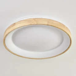 Luminaires Scandinaves-hofstein Lockeby Plafonnier LED Écru, Blanc, 1 lumière