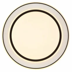 Luminaires Globo Lighting Logan Plafonnier LED Blanc, 1 lumière* Éclairage Led