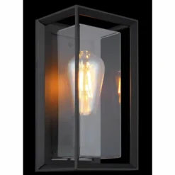 Luminaires Globo Lighting Logana Luminaire extérieur Noir, 1 lumière