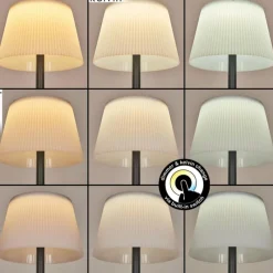 Luminaires Scandinaves-hofstein Longchamps Lampadaire LED Noir, 1 lumière