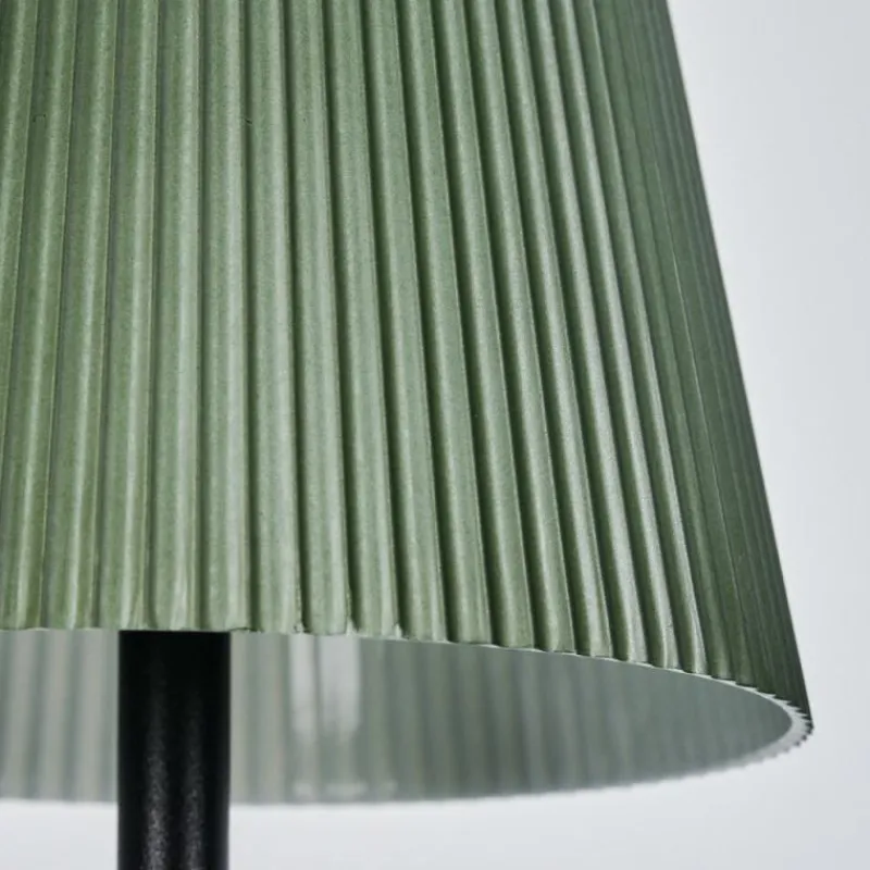 Luminaires Scandinaves-hofstein Longchamps Lampe de table d'extérieur, Lampe à poser LED Brun, Vert, 1 lumière