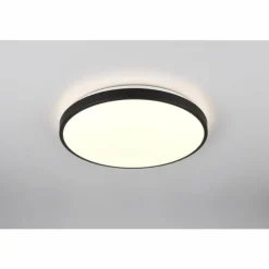 Luminaires Reality Loody Plafonnier LED Noir, 1 lumière, Détecteur de mouvement* Éclairage Led