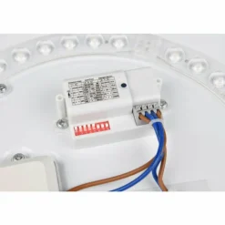 Luminaires Reality Loody Plafonnier LED Noir, 1 lumière, Détecteur de mouvement* Éclairage Led