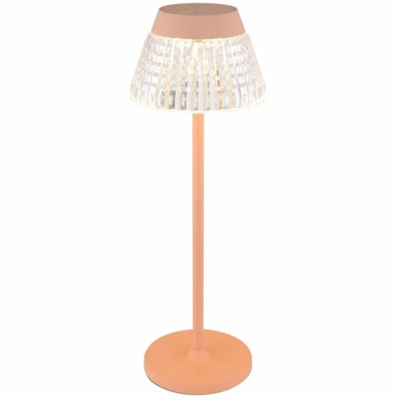 Luminaires Globo Lighting Lora Lampe à poser LED Rose, 1 lumière* Éclairage Led